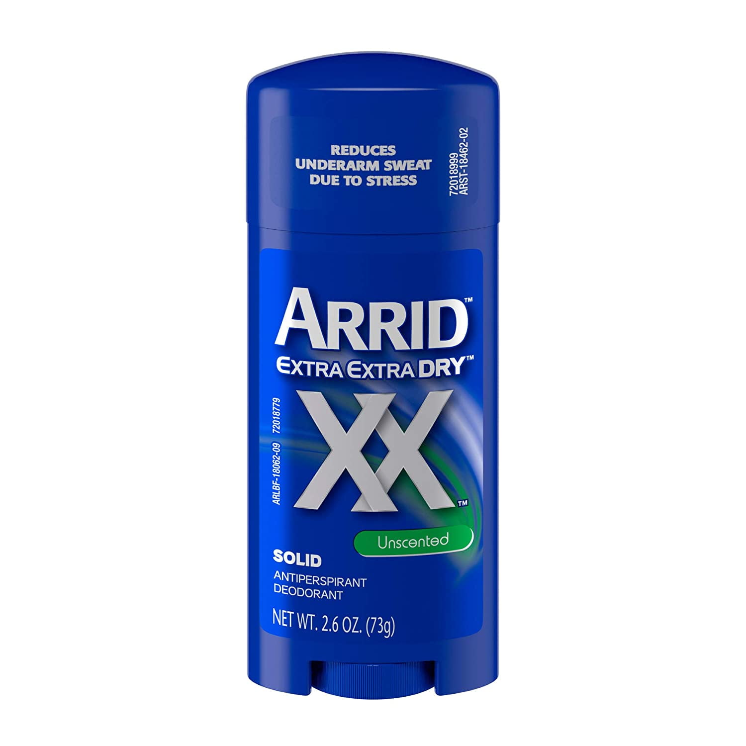 Pack of (24) Arrid XX Extra Extra Dry Solid Antiperspirant Deodorant, Unscented, Blue , 2.6 Oz