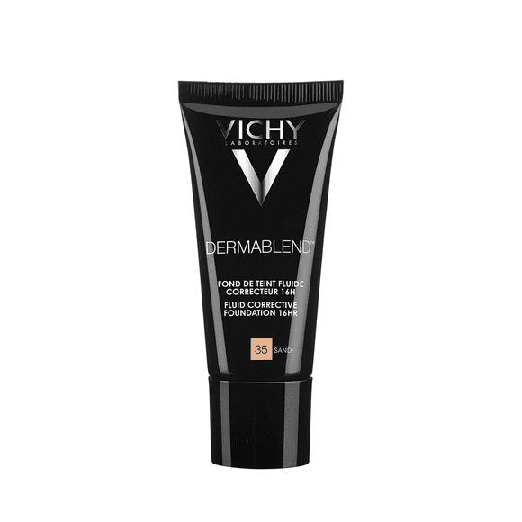 Base de Maquillaje Vichy Dermablend 3D Tono 35 Sand de alta cobertura 30 ml