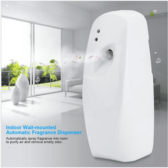 PIX-LINK Ambientador de aire ajustable automático montado en la pared para el hogar, dispensador de aerosol de fragancia, dispensador de ambientador PIX-LINK Electrodomésticos y accesorios de aire acondicionado