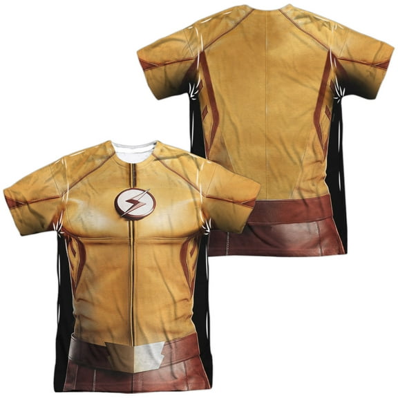 Flash - Kid Flash Uniform (Front/Back Print) - Short Sleeve Shirt - XXX-Large