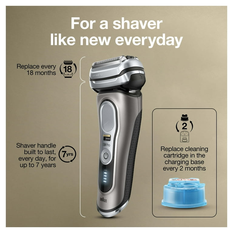 Buy Braun Series 9 Pro Wet/Dry Self-Cleaning Shaver - 9465CC