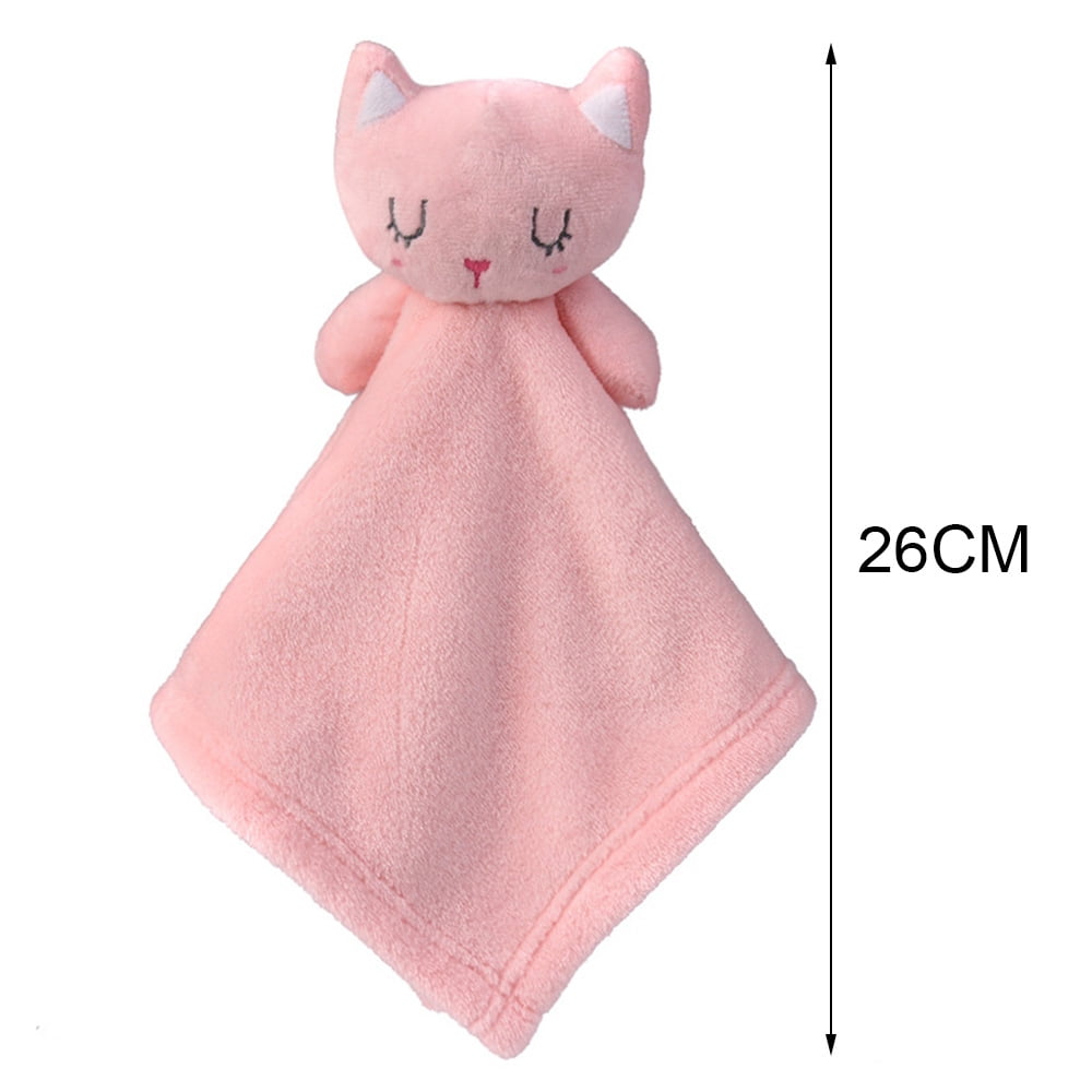 DeeCozy 1pc Soothing baby towels girls Towel Baby Coral Flint Soothing