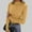 Yellow, variant on WXLWZYWL Ribbed Knit Turtleneck Tops for Women Long Sleeve Sweaters Stretcht Slim Fitted Going out Tops