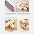 thumbnail image 7 of Mini Bag Sealer, 2-in-1 USB-C Rechargeable Snack Bag Sealer Magnetic Food Sealer with Cutter Bag Resealer Machine Handheld Heat Sealer Bag Resealer for Snack (White*1pcs), 7 of 7