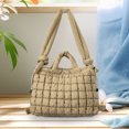 thumbnail image 1 of Bolso Bolsos Mano Smbody Hombro Acolchado para Mujeres Bolsas Hinchazón Ligero Múltiple Capacidad Mochila Elegante, 1 of 9