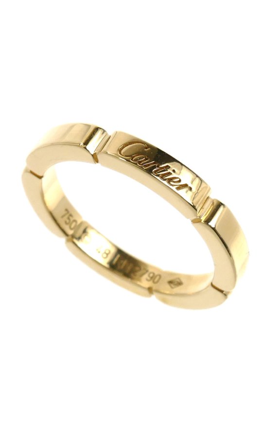 Pre-Owned CARTIER Cartier 18KYG Yellow Gold Maillon Panthre Ring B4079948 Size 48 3.8g Women's