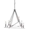 thumbnail image 4 of Beaumont Lane 6 Chandelier Mince Léger en Chrome, 4 of 6