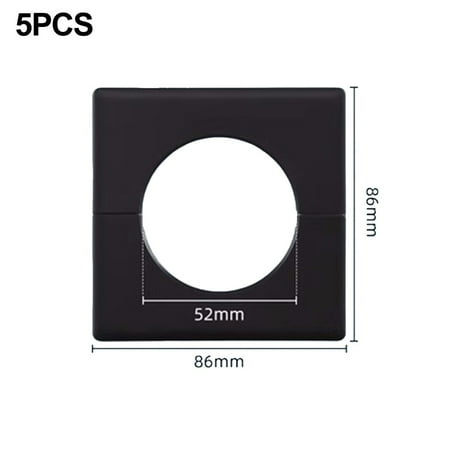 

Splihome Square Pipe Wall Covers Decorative Trim Shower Pipe Cover Tube Escutcheon Plates
