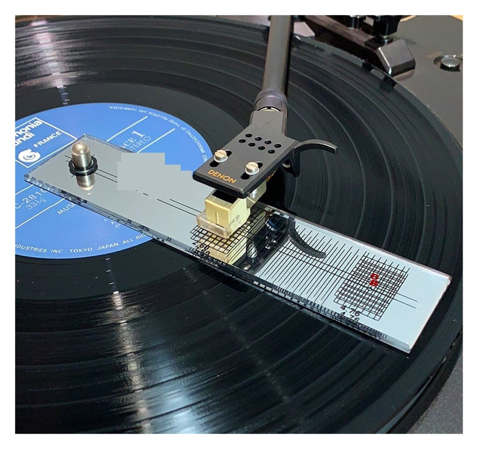 Cartridge Stylus Alignment Protractor Adjustment Tool Phonograph Accessories ,Perfect Gift