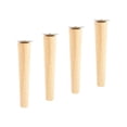 thumbnail image 2 of 4 piezas de patas de muebles de madera, patas de armario, elegantes, fáciles de instalar, muebles multiusos, pies DIY para armario, sofá, silla, 20 centímetros perfecl Patas de escritorio, 2 of 8