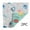 Multicolor D, variant on Gecau 2PC Double-sided Printed Rag Long-Lasting h Towel Coral Fleece Multicolor 6x6 Inch Home Decor