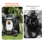 AIVOLT Corded Electric Pressure Washer 4800 PSI, 2.76 GPM, 4 Nozzles, Soap Tank, Anti-Tipping, 36ft Cable, 25ft Hose Cold Water Power Washer