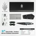 thumbnail image 7 of Kizer Fixed Blade Knife GROOM, D2 Steel D2 Handle Pocket Tactical Knives, 1060A1, 7 of 7