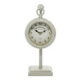 thumbnail image 6 of DecMode 15" White Metal Pendulum Clock, 6 of 8
