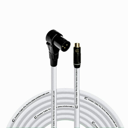 Coluber Cable Balanced Right Angle XLR Male to RCA Female 3 - Pin Connector