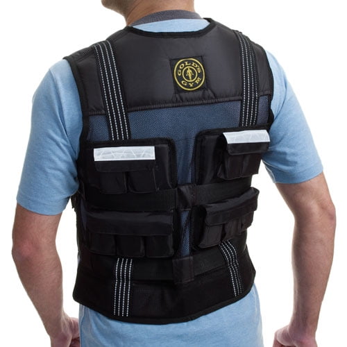 Gold's Gym 20 lb Adjustable Weighted Vest W 