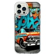 thumbnail image 1 of MUNDAZE Apple iPhone 12 Pro Max Shockproof Clear Hybrid Protective Phone Case Lowrider Painting Graffiti Art Cover, 1 of 5