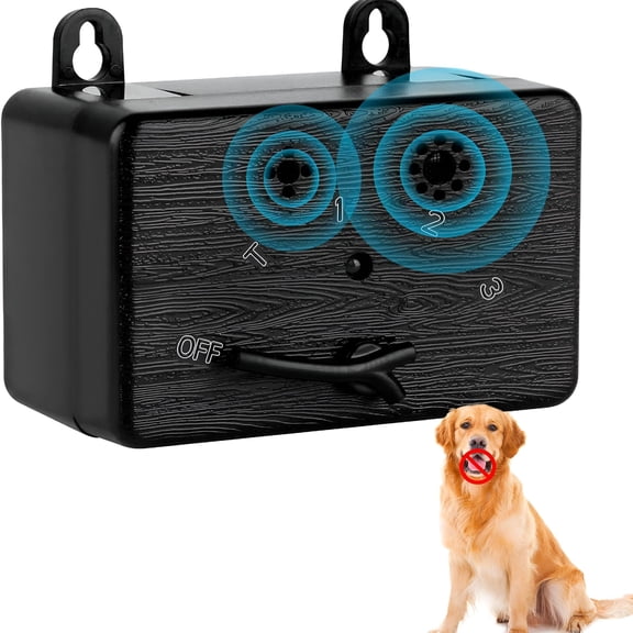 GJX Anti Barking Device,50Ft Dog Barking Control Devices with 3 Adjustable Modes,Ultrasonic Dog Bark Deterrent Devices for Indoor&Outdoor,Dog Barking Silencer Bark Box