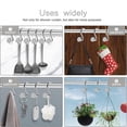 thumbnail image 4 of Ganchos para cortina de ducha - Juego de 12 | Ganchos para cortina de ducha | Ganchos para anillos de cortina de ducha | Ganchos para cortina de ducha a prueba de óxido | Ganchos para ducha de baño, 4 of 5