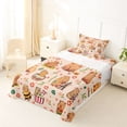 thumbnail image 5 of Erosebridal Kawaii Capybara Twin Sheet Sets,Cute Flowers Floral Bedding For Girls Kids 3pcs, 5 of 6