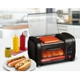 thumbnail image 6 of Elite Gourmet EHD-051B New Cuisine  Hot Dog Roller and Toaster Oven, Black, 6 of 6