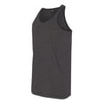 thumbnail image 2 of Burnside 9111 Unisex Heather Tank Top-Black-XXL, 2 of 4