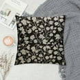 thumbnail image 2 of COMIO Decorative Square Throw Pillow Cover Farmhouse Cute Old White Contrast Floral Beautiful Daisy Lilly Vintage Wedding Graphic Pretty Nature Design Cushion Case for Sofa Bedroom Car, 2 of 5