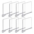 thumbnail image 1 of Transparent Shelf Dividers, Transparent Wardrobe Organizers, 1 of 5