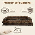 thumbnail image 5 of meiyoeat Luxury Brown Cheetah Print Sofa Cover Slipcover 71x91, Leopard Chair Loveseat Couch Cover, 5 of 6
