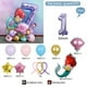 thumbnail image 4 of 27 globos con números para fiesta de sirena de Disney, globos de aluminio morados con números del 1 al 9, suministros de decoración para fiesta de cumpleaños con temática de La Sirenita para niños, 4 of 5
