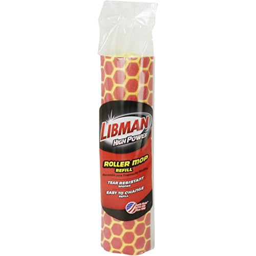 Libman 956 Serpillère à Rouleau avec Recharge pour Brosse à Récurer