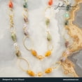 thumbnail image 5 of Crystal Lane DIY Glass Garden 7in Opaque Yellow Pears with Leaf Bead Strand, 14pcs, 5 of 7