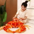 thumbnail image 4 of 27/38/60/80CM Simulated Crab Plush Toys Soft Cartoon Creative Crab Stuffed Animal Doll Home Decoration Birthday Gift, 4 of 7