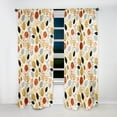 thumbnail image 3 of Designart "Gentle Tropical Foliage I" Tropical Blackout Curtain Single Panel, 3 of 4