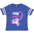 thumbnail image 3 of Inktastic I Wear Purple For My Aunt Lupus Awareness Boys or Girls Toddler T-Shirt, 3 of 5