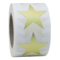 thumbnail image 1 of 1 Roll Five-star Stickers Thank You Stickers Gold, 1 of 5