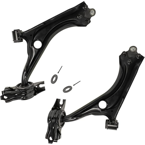 Detroit Axle - Front 2pc Control Arms for 2016-2021 Honda Civic, 2 Lower Control Arms w/Ball Joints Set 2017 2018 2019 2020 Replacement