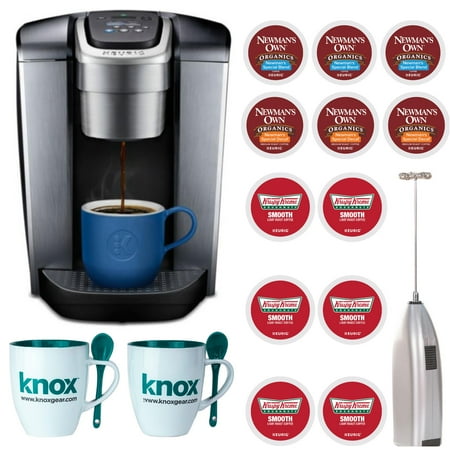 - Keurig K-Elite Single Serve K-Cup Pod Coffee Maker, Brushed Slate Bundle