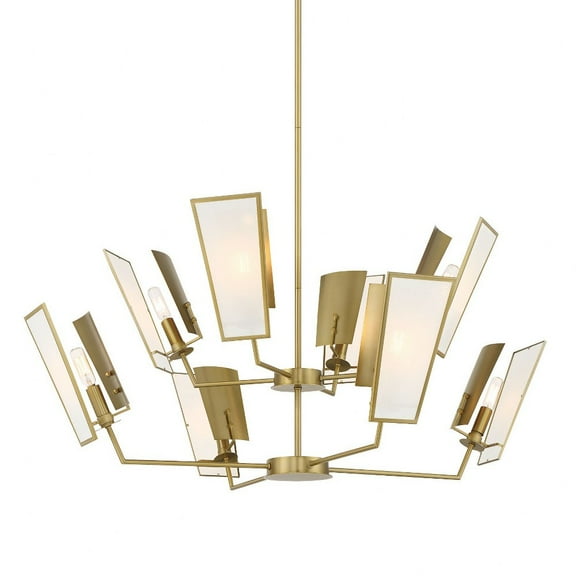 Minka Lavery - Ricochet - 8 Light 2-Tier Chandelier-17.5 Inches Tall and 40
