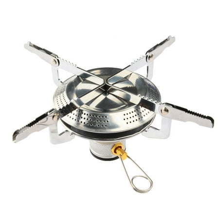 Mini Folding Stainless Steel Outdoor Camping Gas Butane Propane Stove Burner (Best Cookware For Gas Stoves 2019)