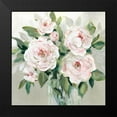 thumbnail image 2 of Swatland, Sally 15x15 Black Modern Framed Museum Art Print Titled - Pale Pink Blossoms, 2 of 5