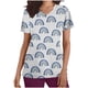 thumbnail image 2 of Fiudx Ofertas y Liquidaciones Blusa de Lactancia con Bolsillos y Manga Corta con Cuello En V y Estampado En Barbacoa para Mujer, 2 of 5