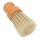 thumbnail image 3 of Brocha de afeitar de cerdas suaves con mango de madera de haya, portátil, para hombre, para salón de casa, 3 of 14