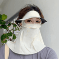 thumbnail image 6 of Black Sun Protection Mask Full Face Ice Silk Anti-UV Cycling Breathable Sunshade, 6 of 9
