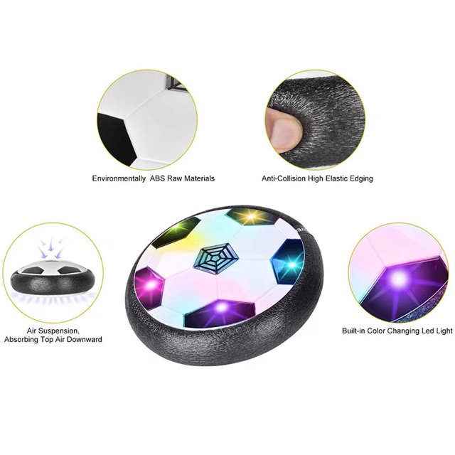 Air Power Football, Hover Ball Soccer Football Toy con luz LED, Soccer Ball Juegos al aire libre Kid Gift for Boys Girls Indoor Outdoor