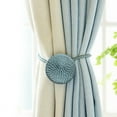 thumbnail image 5 of JeashCHAT Magnetic Curtain Tie Backs 1 Pack Rope Curtain Tiebacks Decorative Curtain Holders for Home Office Drapes Window Holdbacks, Blue, 5 of 6