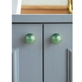 thumbnail image 2 of Perilla Home Set of 6 Bologna Knobs Decorative Chrome Knobs for Room Kitchen Cabinet Hardware Cupboard Door Knobs Dresser Wardrobe and Drawer Pulls (Sea Green), 2 of 8
