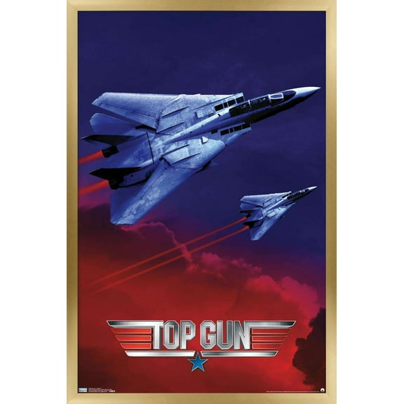 Top Gun - Wingman Wall Poster, 22.375" x 34", Framed