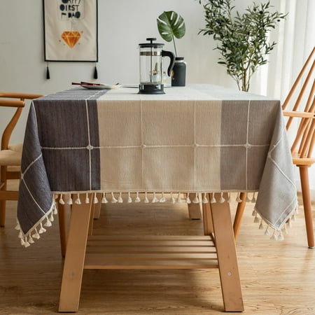 

Goory Luxury Home Decor Table Cloths Decorative Kitchen Covers Tablecloth Rectangle Dust-proof Holiday Tablecloths