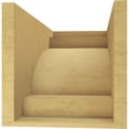 thumbnail image 4 of 10"W x 20"D x 10"H Wide Mediterranean Rough Cedar Woodgrain TimberThane Corbel, Primed Tan, 4 of 6
